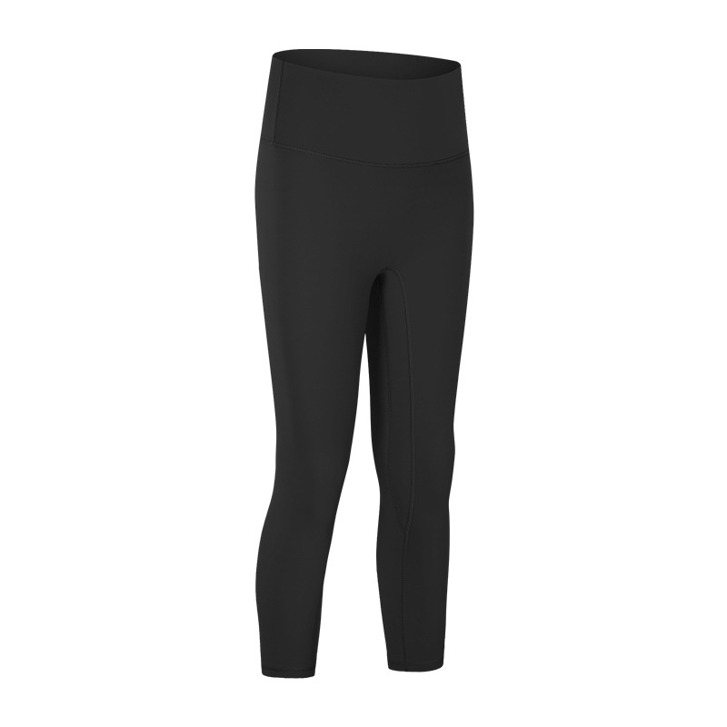 Picture of Spring and summer double-sided sanding naked feeling new no embarrassment line yoga pants running sports fitness cropped pants DL065