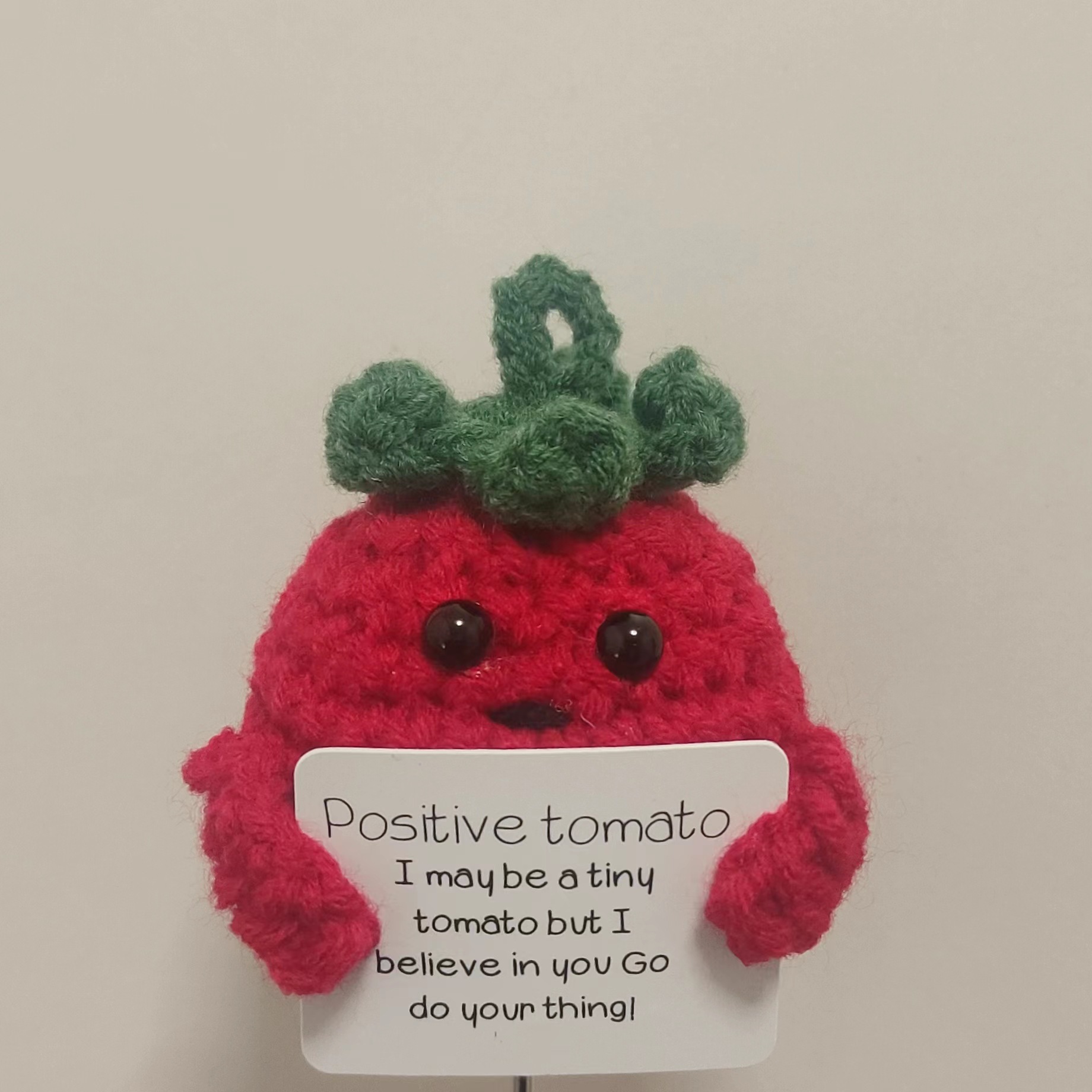 Picture of A Handmade Wool Woven Pendant Internet Celebrity Funny Positive Energy Vegetable Finished Fruit Doll Ornaments Pendant