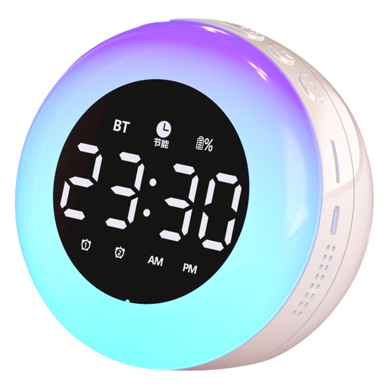 Multifunctional Alarm Clock for Students, Special Wake-Up Artifact, New Bedside Small Alarm Clock, Children's Night Light, Smart Desktop