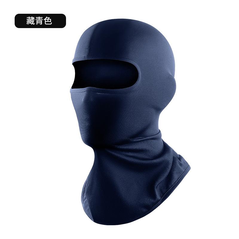 Picture of Outdoor Riding Sunscreen Mask Bicycle Helmet Inner Liner Windproof Sports Tape Hood Dust Cover Hat for Men and Women