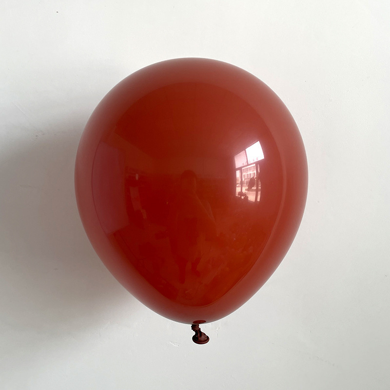 Picture of Cross-border 18 inch matted latex balloon retro color balloon wedding decoration round helium floating air ball wholesale