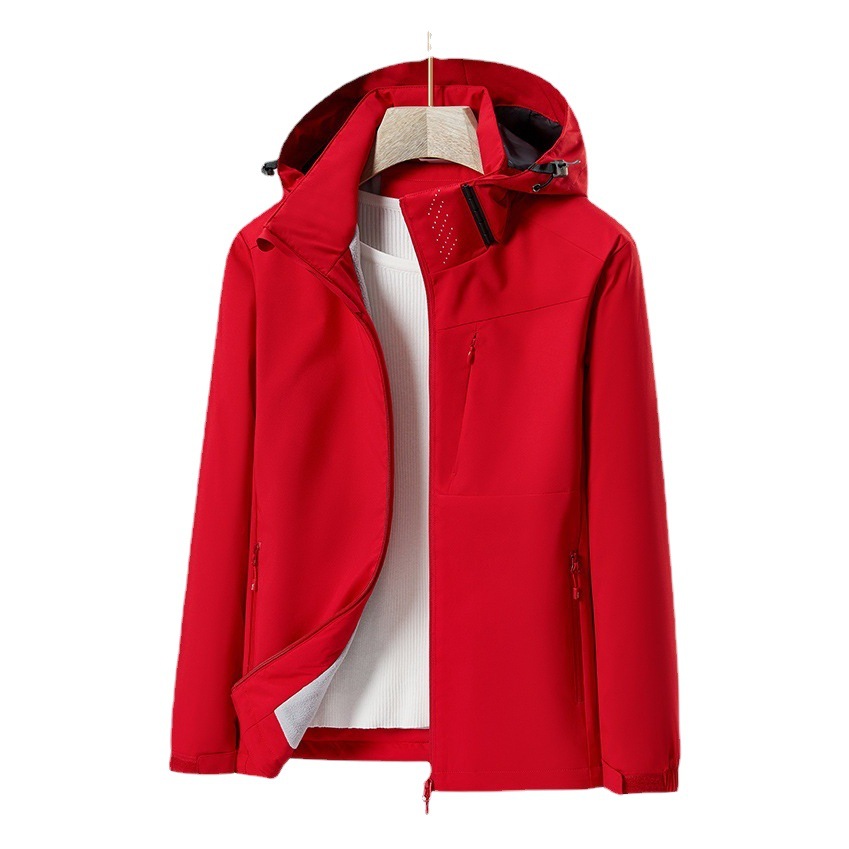 Picture of 2023 Fleece-Lined Cotton Jacket Couple's Style Windproof Waterproof Single-Layer Jacket, Cold-Resistant, Fleece-Lined and Thickened