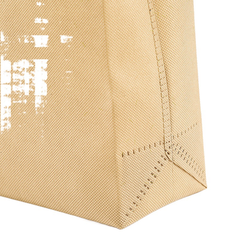 Non-woven bag printed logo clothing store handbag simple solid color shopping non-woven bag gift bag customization