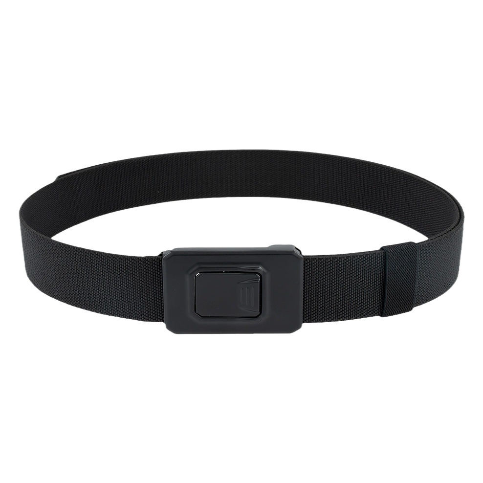 Cross-border new men's outdoor aluminum alloy tactical belt buckle elastic belt versatile breathable pants belt