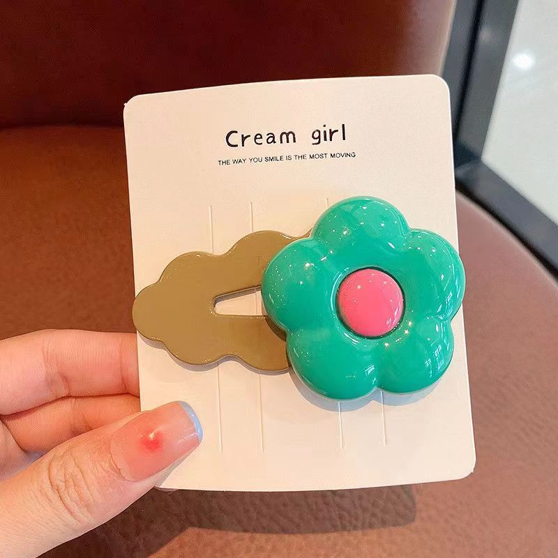Picture of Knock Sweet Cloud Hairpin Children's Cute Hairpin Korean Style Flower Hairpin Side Clip Back Head Hairpin Bangs Clip