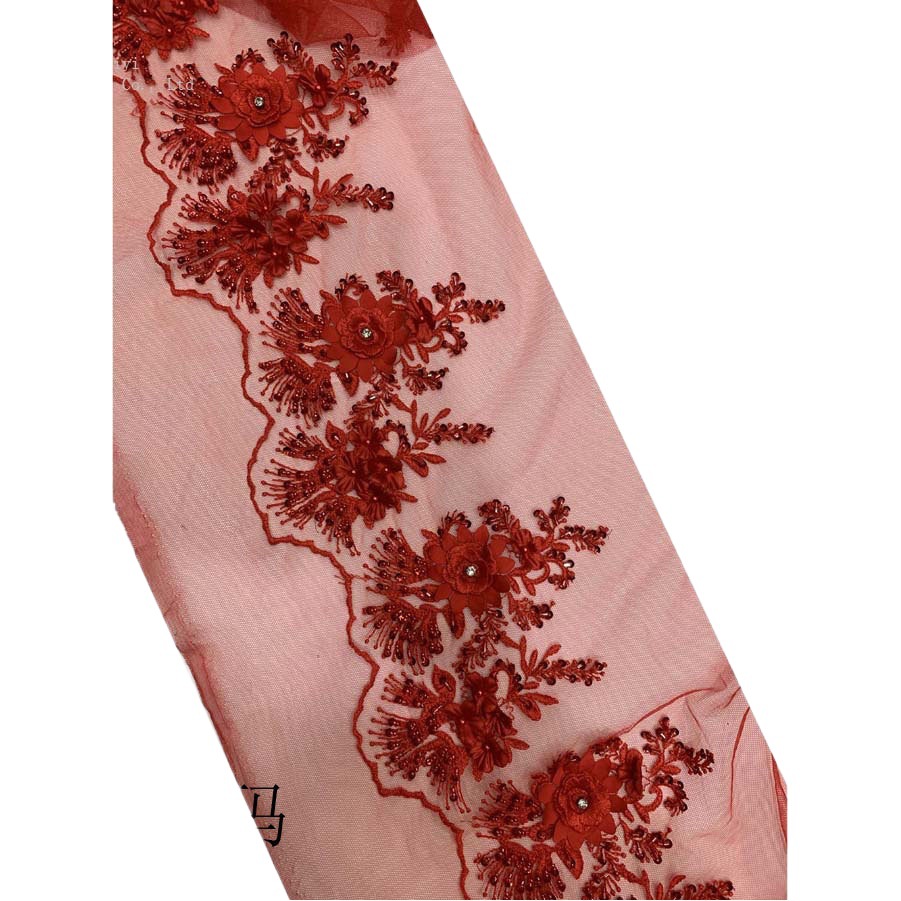 new cheongsam wedding dress headdress lace bead tube sequins diy bride headdress lace bar code lace accessories
