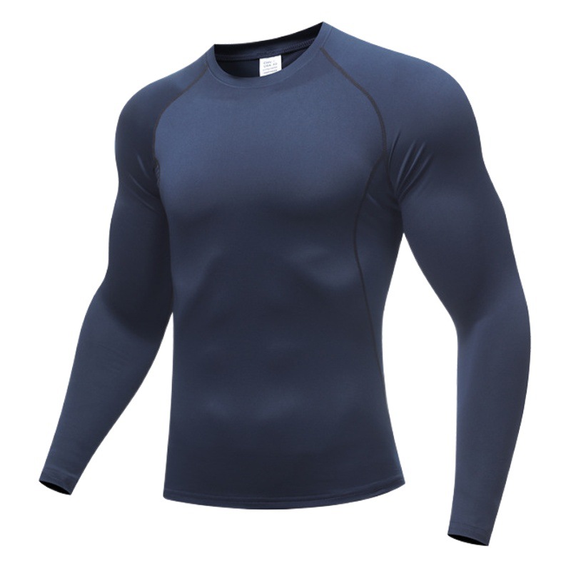 Sports tights spot basketball training base long sleeve men's running fast dry clothes short sleeve high elastic breathable fitness clothing