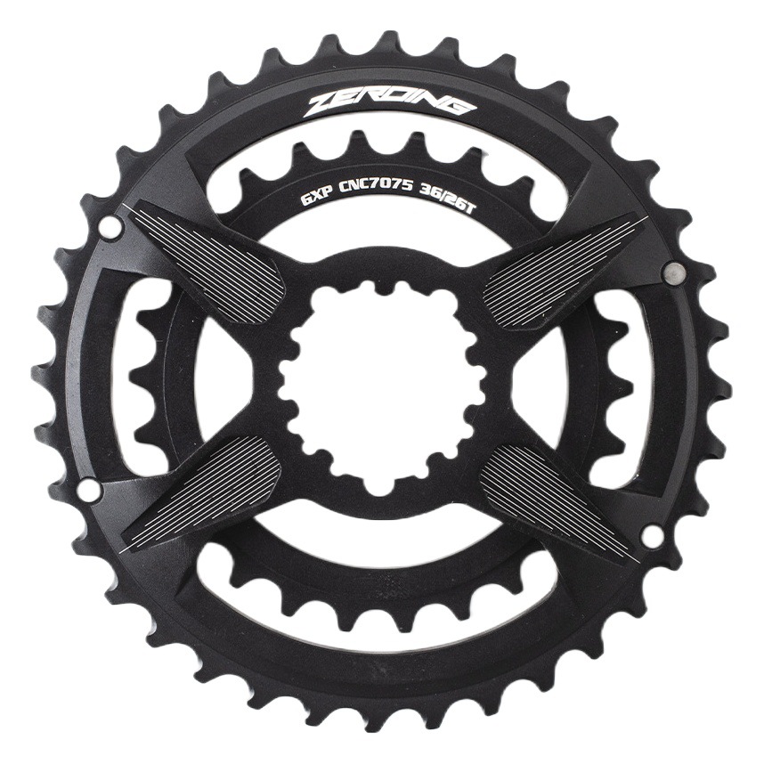 Cross-border EVOSID mountain bike tooth disc integrated disc GXP straight double disc 26/36 28/38T sprocket