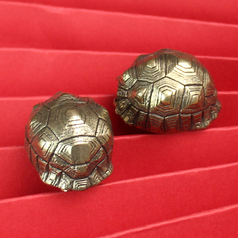 Pure Copper Turtle Shell bell brass key chain pendant car hanging creative personality gift will sell gift