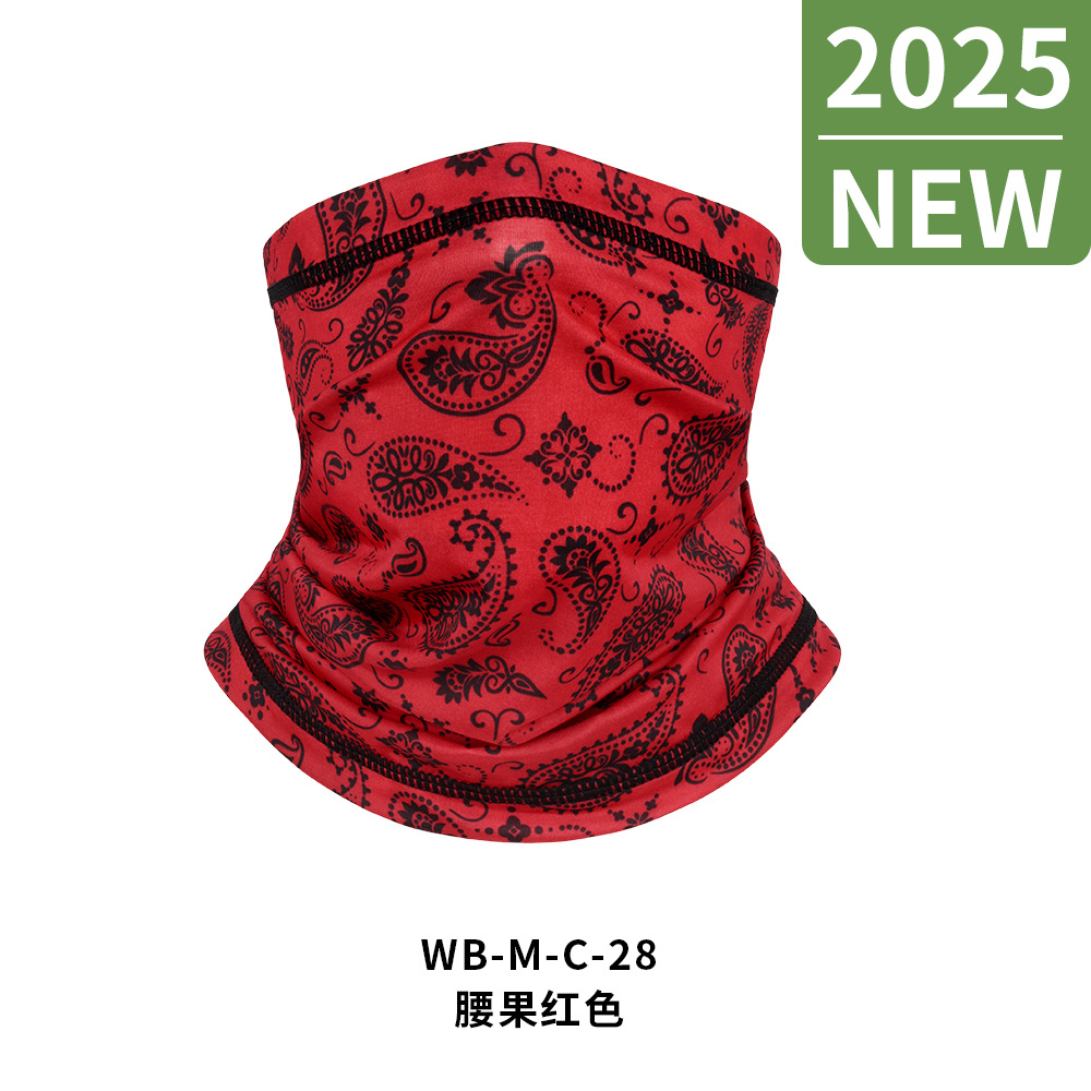 Picture of Outdoor breathable sunscreen breathable Ice Silk sports turban scarf Fishing Magic face scarf collar riding mask headgear