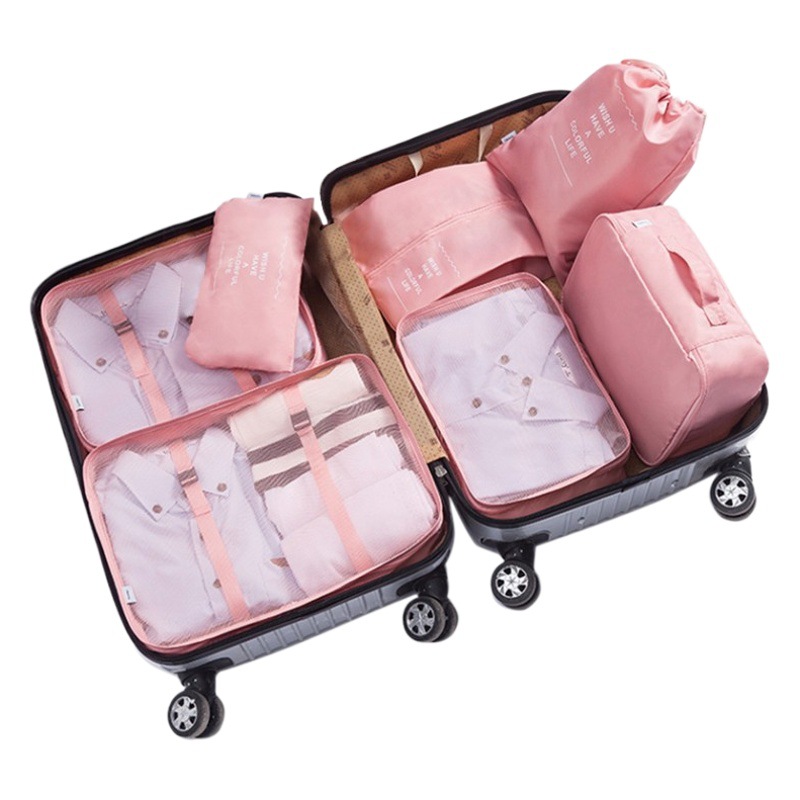 Bu Fanjia Travel Multifunctional Storage Bag 7-Piece Luggage Clothing Underwear Storage and Tidying Bag 6-Piece Set