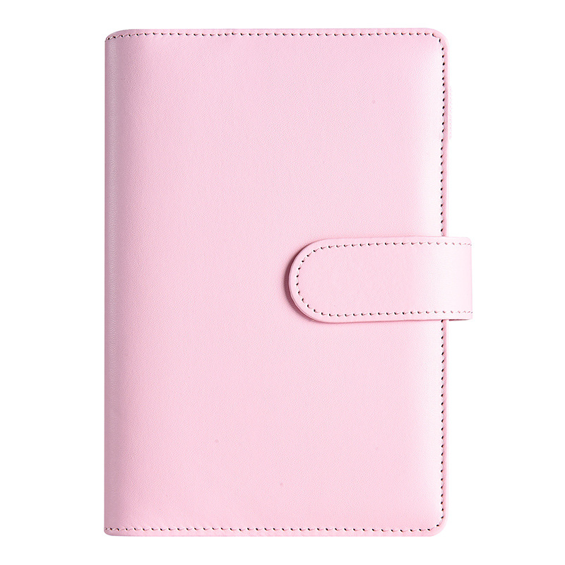 Picture of A6 Binder Cross-Border Creative Notebook Wholesale Zipper Bag Macaron Pu Leather Cash Budget Notebook