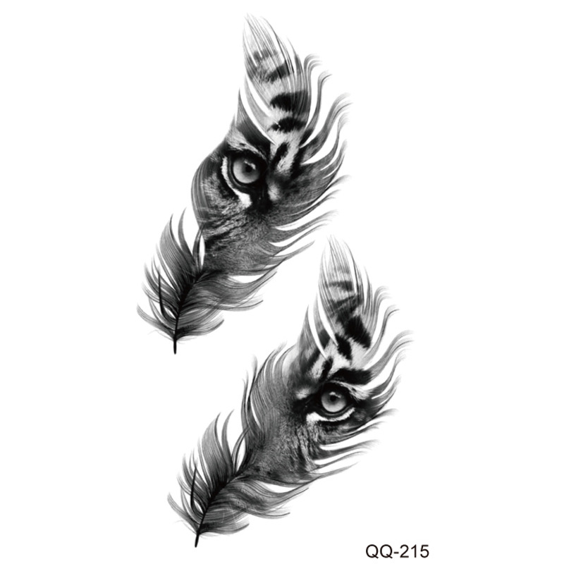 Picture of New waterproof small fresh tattoo stickers color black and white 1000 can be any combination of manufacturers wholesale