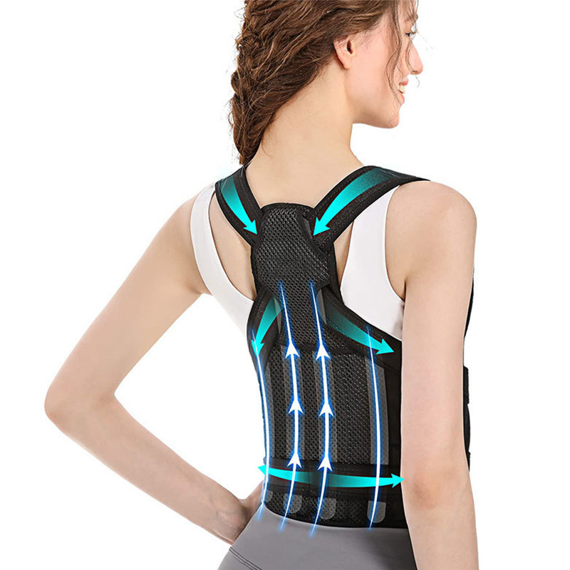 Picture of Amazon's Hottest Anti-Hunchback Correction Belt, Breathable Support Spine Compression Correction Belt, Open Shoulder and Back Posture Correction Belt