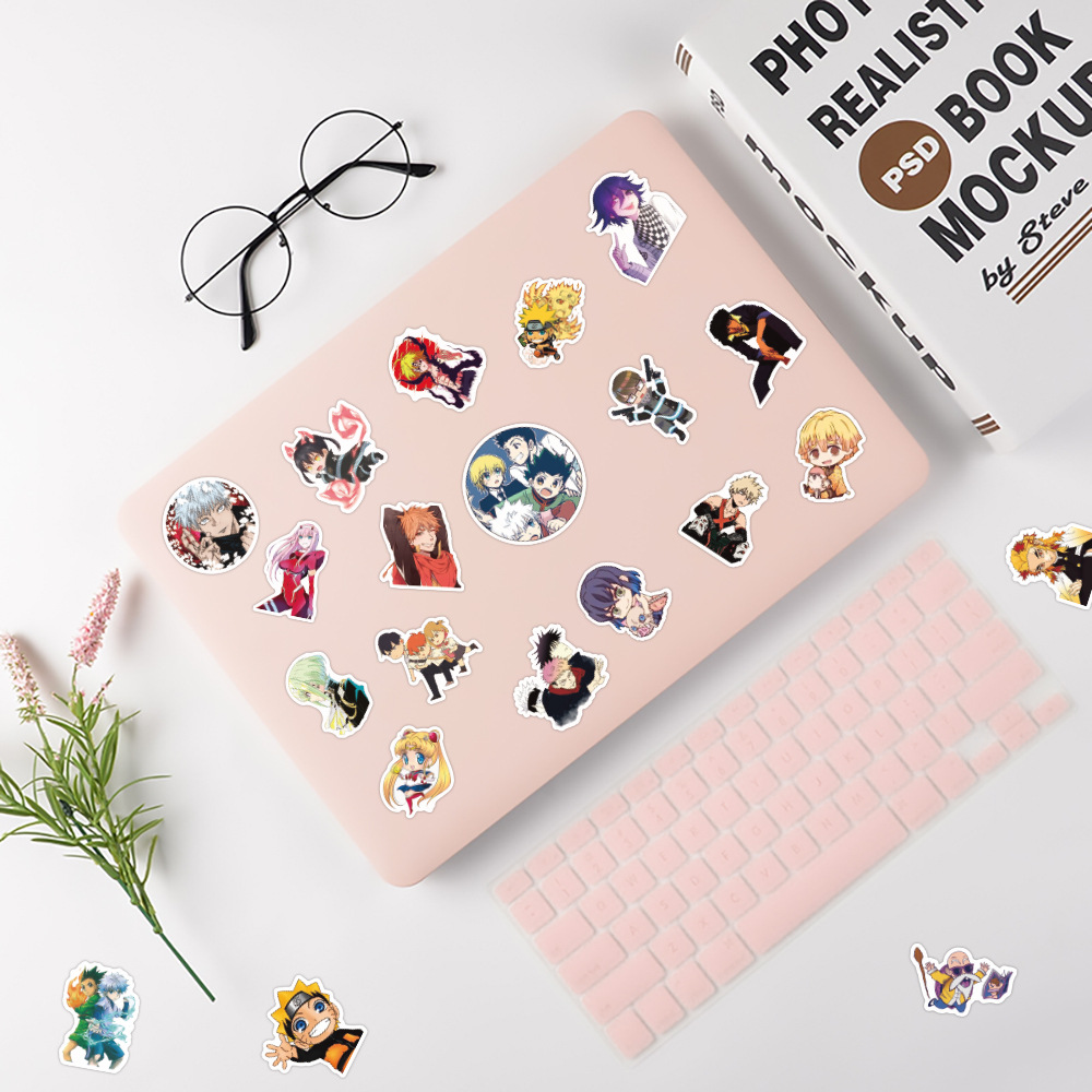 Picture of 300 Cartoon Animation Theme Mixed Graffiti Stickers Laptop Skateboard Luggage Waterproof Stickers Manufacturer Wholesale