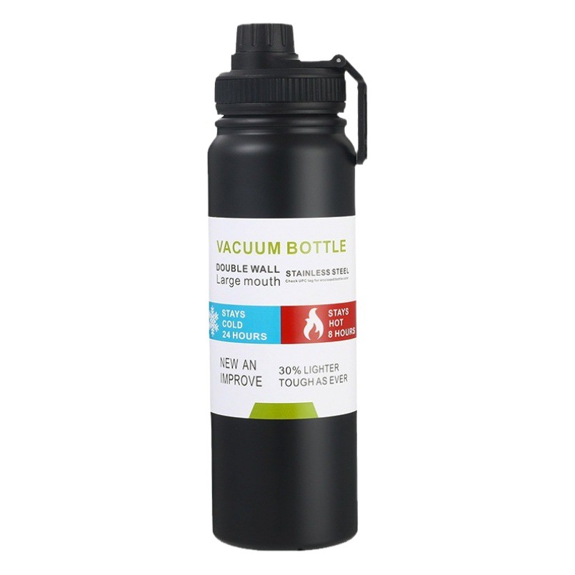 Picture of Cross-border explosions 304 outdoor handle kettle double stainless steel thermos cup gradient space kettle car kettle
