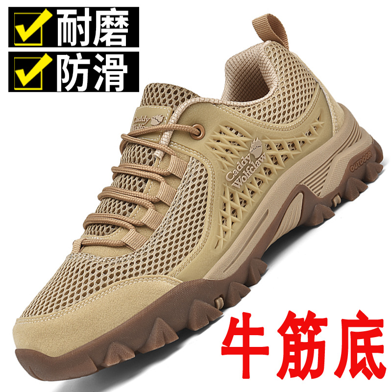 Men's Shoes with Tendon Soles, Mesh 2025 New Shoes, Summer Extra Large Size Hiking Shoes, Casual Shoes, Running Sneakers for Men