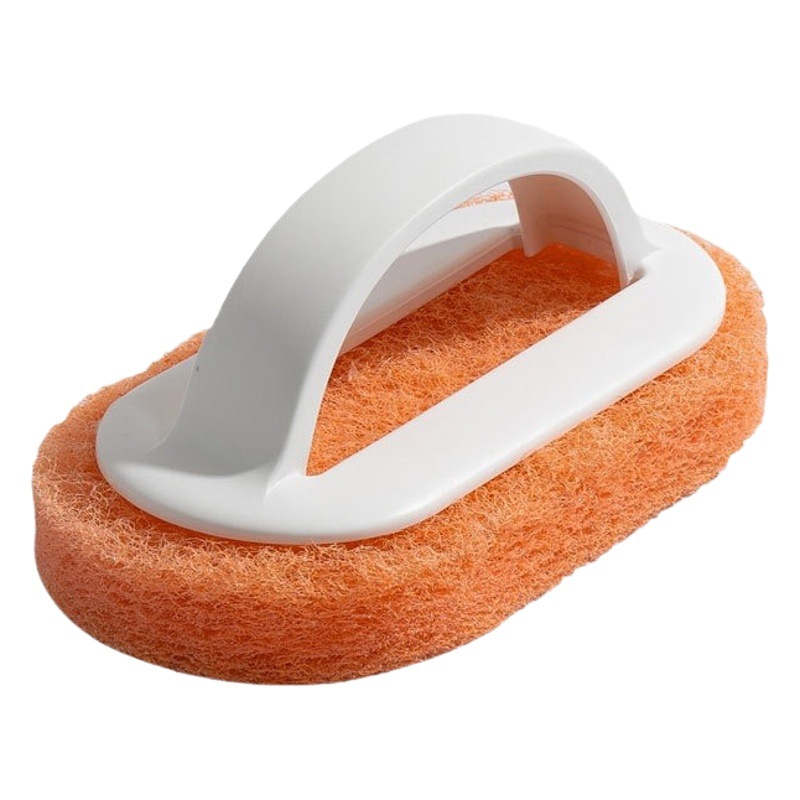 Multifunctional cleaning brush with handle household kitchen stove cleaning brush pool brush decontamination non-marking dishwashing pot brush