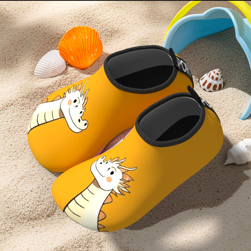 Picture of Children's beach shoes, non-slip soft-soled diving, snorkeling, swimming shoes, baby and baby water park shoes, sea rush and wading shoes