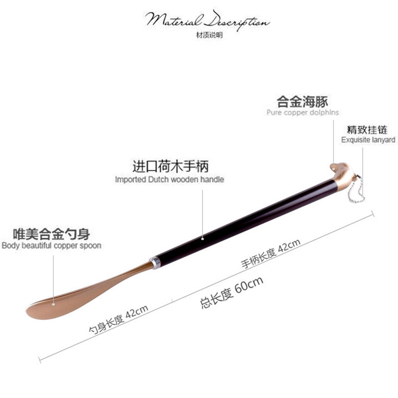 Picture of Extra-Long Shoehorn Shoe Lifter with Long Handle, Lazy Shoe Helper, Non-Wearing Shoe Tool, Household Extended Shoehorn Shoe Puller