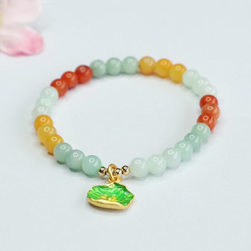 Picture of Yuyu natural jade bracelet gold jade color bracelet national tide jewelry factory wholesale generation FC3120806