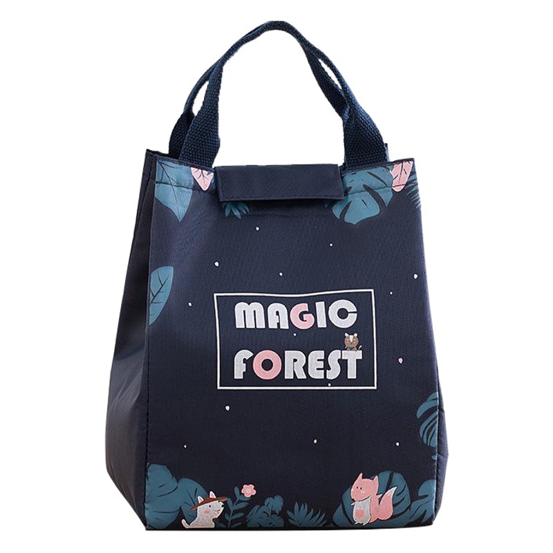 New Printed Student Lunch Bag Children's Lunch Box Bag Insulated Lunch Box Bag Portable Lunch Box Bag Outdoor Picnic Bag