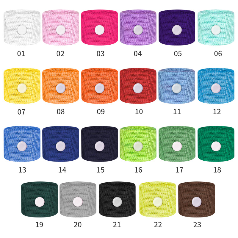 Picture of Customized Sports Wristbands for Pregnant Women to Prevent Motion Sickness, Relieve Outdoor Anti-Vomiting Wristbands, Cross-Border Wholesale Multi-Color Cotton Cloth