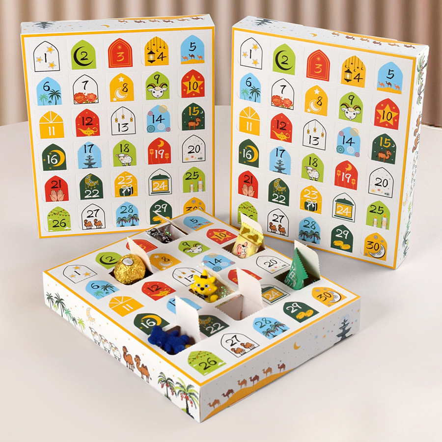 Cute Star Moon Festival Cave Surprise Box in stock White Party Gift 24 Calendar Blind Box 5 pcs/Pack
