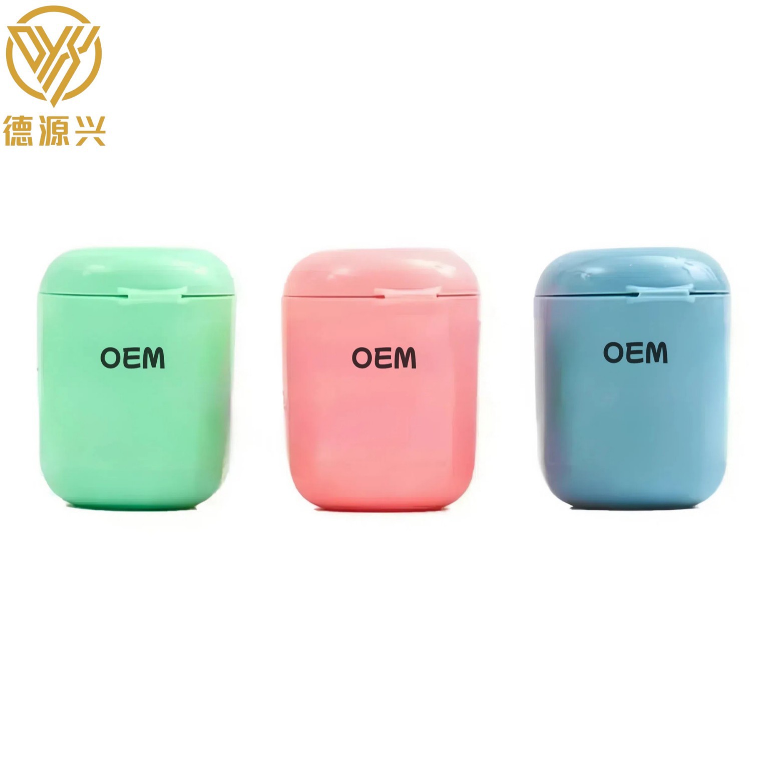 Picture of Thai Smiley Lotus Herbal Nose Pot Flip Mint Cool Oil Nose Bottle Refresher Nose Sucking Material