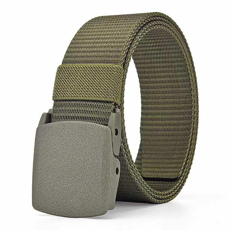 Cross-border Hot Student Belt Tactical Belt Nylon Snap All-match Durable Belt in stock Wholesale for Men and Women