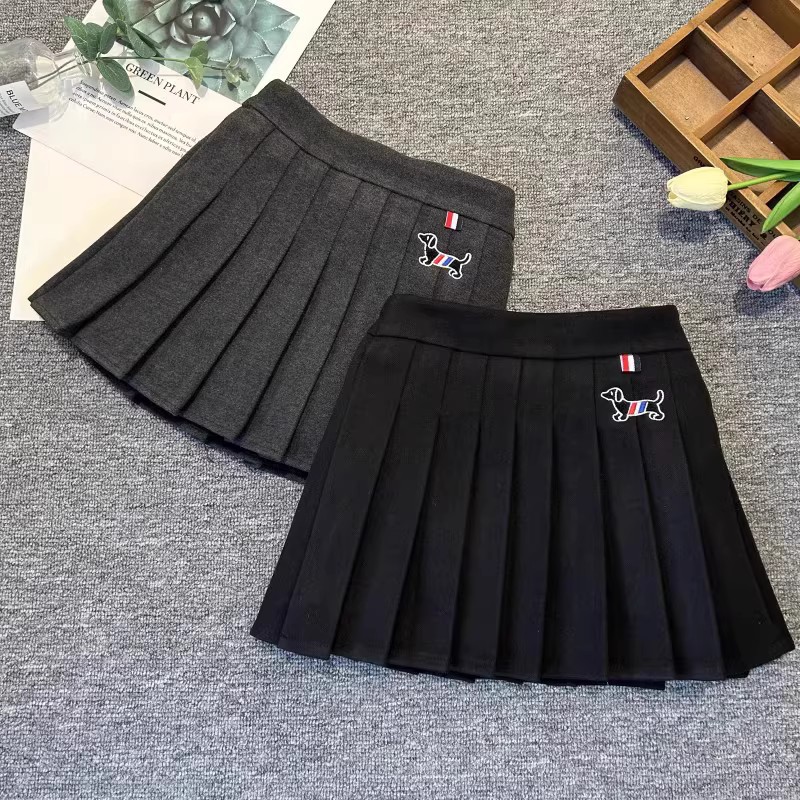 Girls Skirt Pleated Skirt Autum and Winter 2025 New Kidsren's Style Autum Versatile Short Skirt Girls Korean Style Skirt