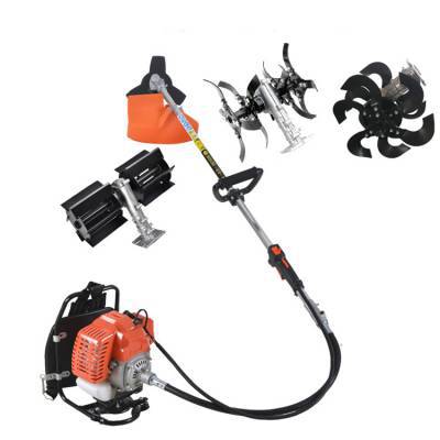 Small garden mower side-type agricultural brush cutter fence modeling green grass cutter