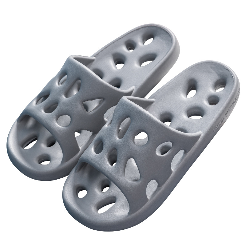 Picture of Bathroom Slippers Men's Summer Indoor Home Bathing Hollow Water Leakage Quick-drying Non-slip Couple Slippers Women's Summer