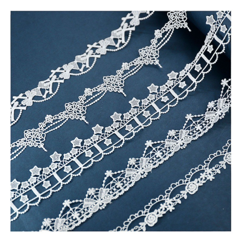 Lace Accessories Lace Water-soluble Tassel Lace Clothing Accessories Skirt Women's Clothing Floret Lolita Embroidered Barcode Clothing