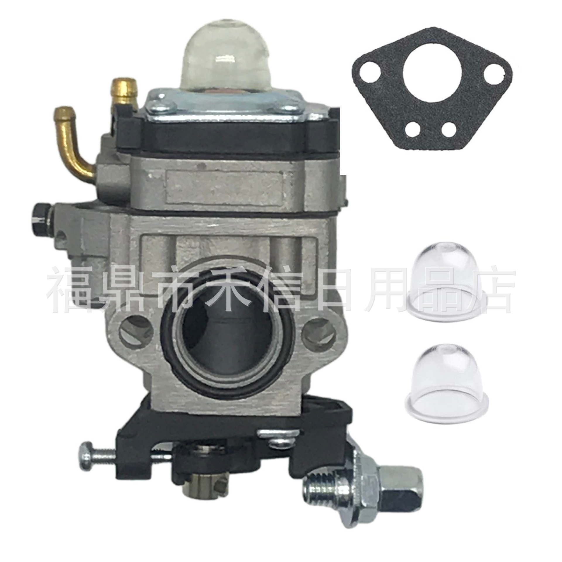 Lawn Mower Carburetor Mp15 15mm 1E40-5 43Cc 49Cc 52Cc Engine + Gasket + Oil Cup