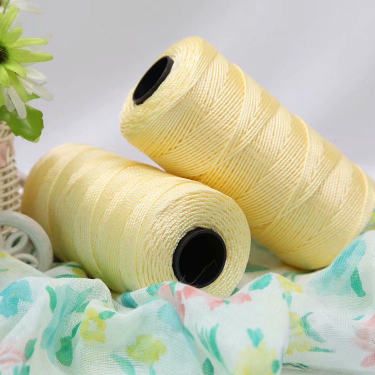 Picture of Gold thread mixed strand bright silk thread handmade diy crochet sweater doll scarf thread coat hand knitting thread factory wholesale