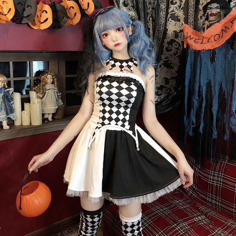 2025 Halloween Costumes Circus Performance Costumes Clown Costumes Cosplay Performance Costumes Cosplay