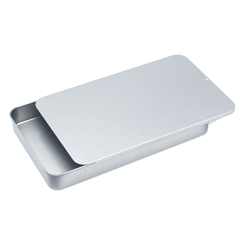 Large Slide Cover Iron Box Nail Art Makeup Beauty Tools Pecmuch Needle Finger Cover Dental Floss Portable Care Packaging