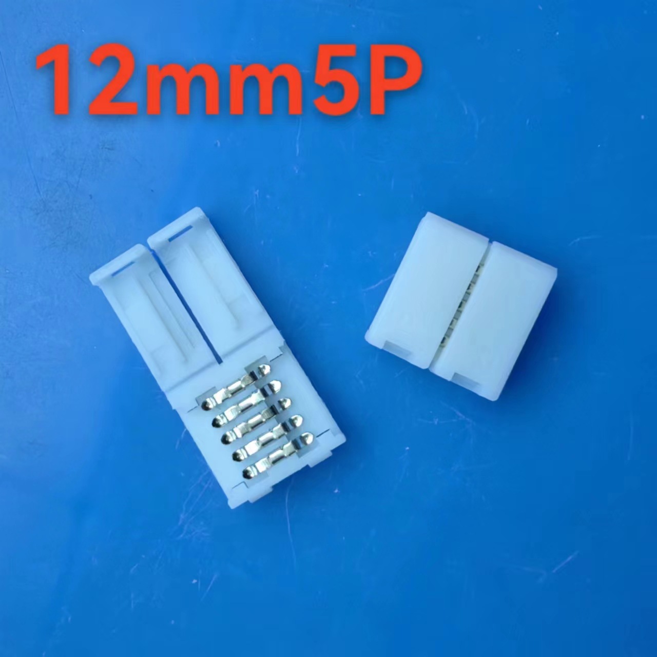 Picture of 4P Light Strip Row Pin 2.54 Light Strip Solderless Connector 10mm Docking Connector Solderless Buckle Rgb Light Strip