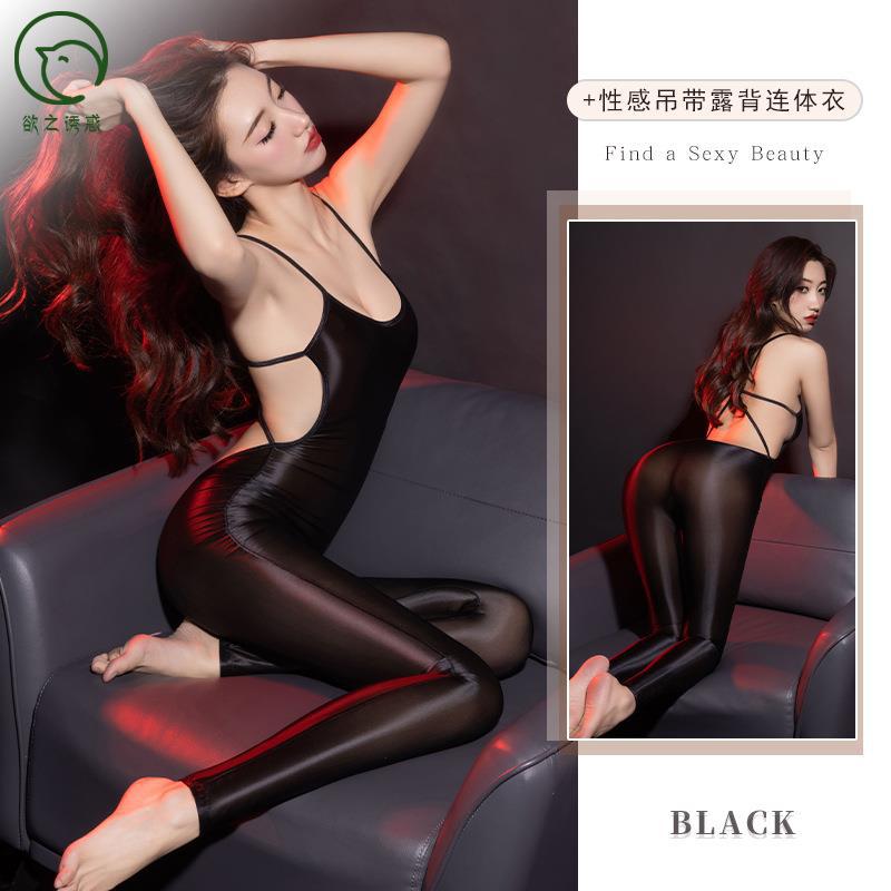 Re-Burning Love Fire Cute Girl Cross-Border Japanese and Korean Pure Desire Sexy Backless Suspender Jumpsuit Sexy Underwear Female Bed