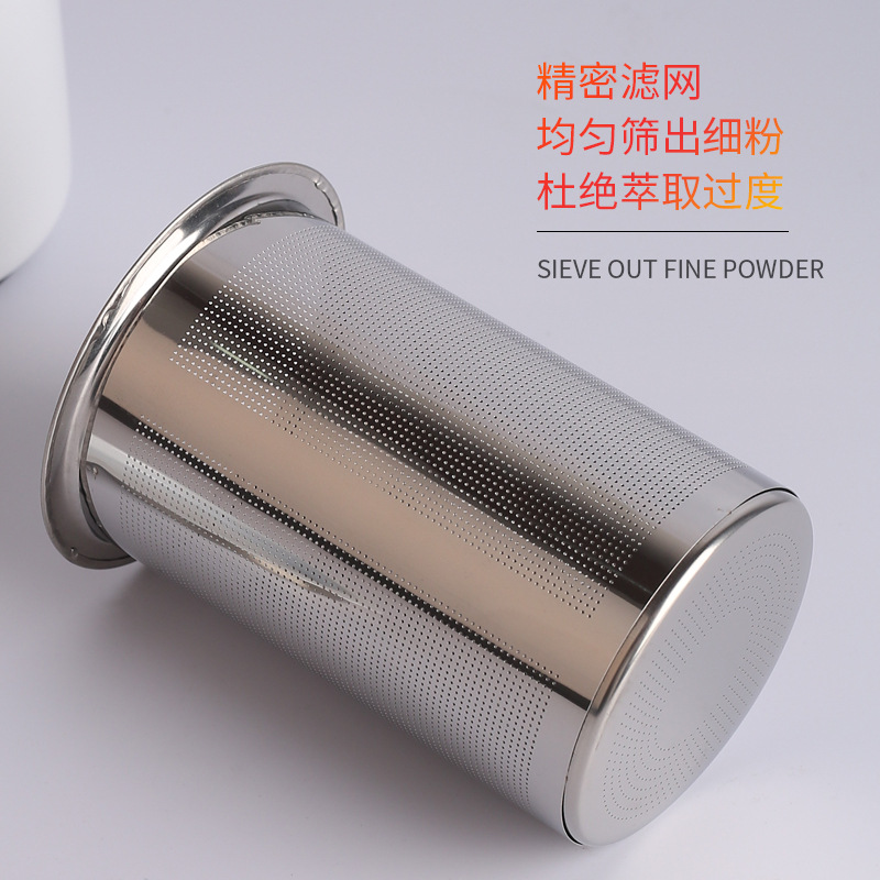 Picture of Stainless steel coffee powder sieve small Pegasus Small Flying Eagle electric bean grinder powder connecting steel cup fragrance Cup sieve fine powder jar