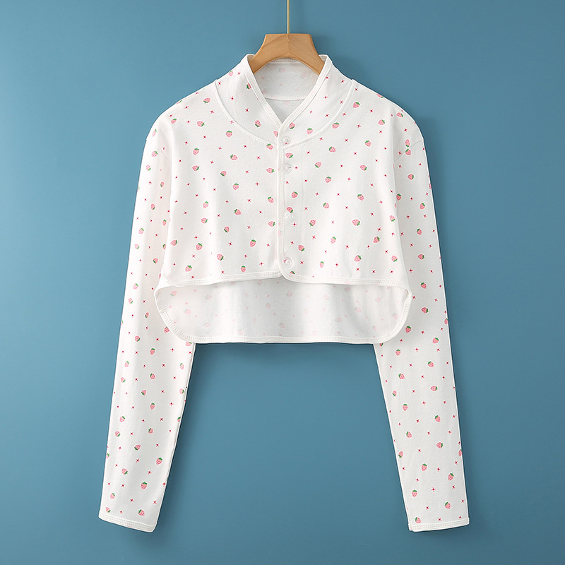 Pure cotton thin shoulder pad cervical spine waistcoat Sleeping air-conditioned room cold-proof pregnant women confinement warm shawl summer