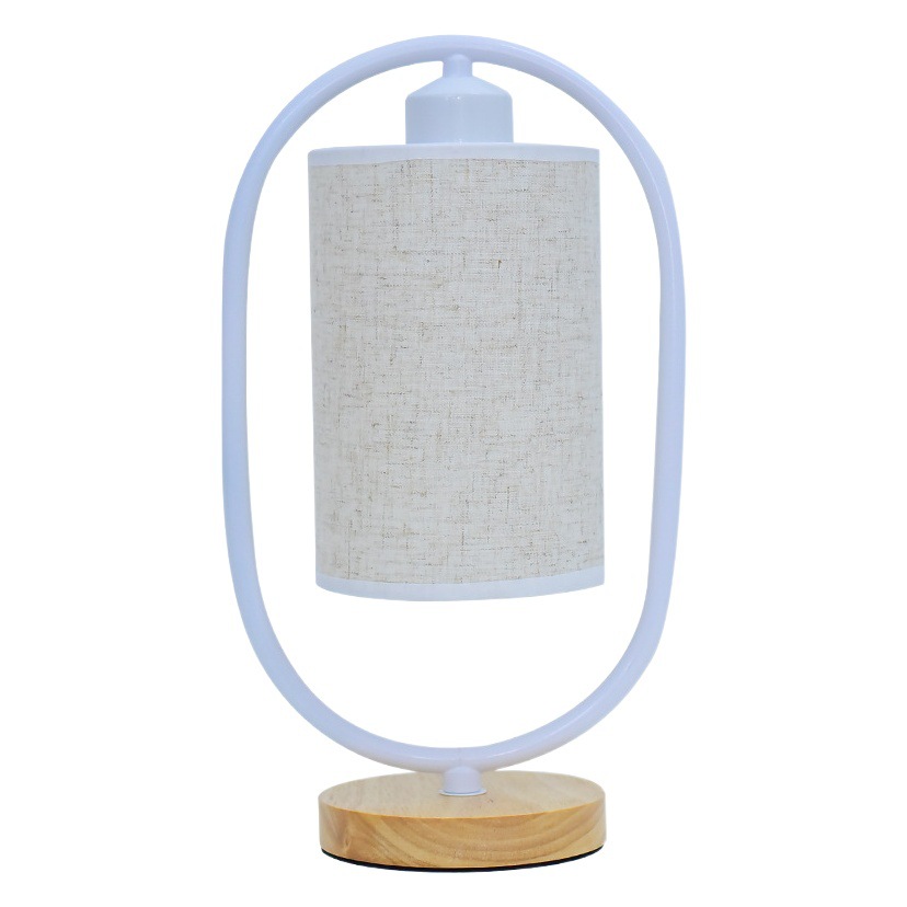 New Chinese Style National Style Poetry Ancient Poetry Table Lamp Bedroom Bedside Lamp Study Homestay Vintage Fabric Night Light Creative
