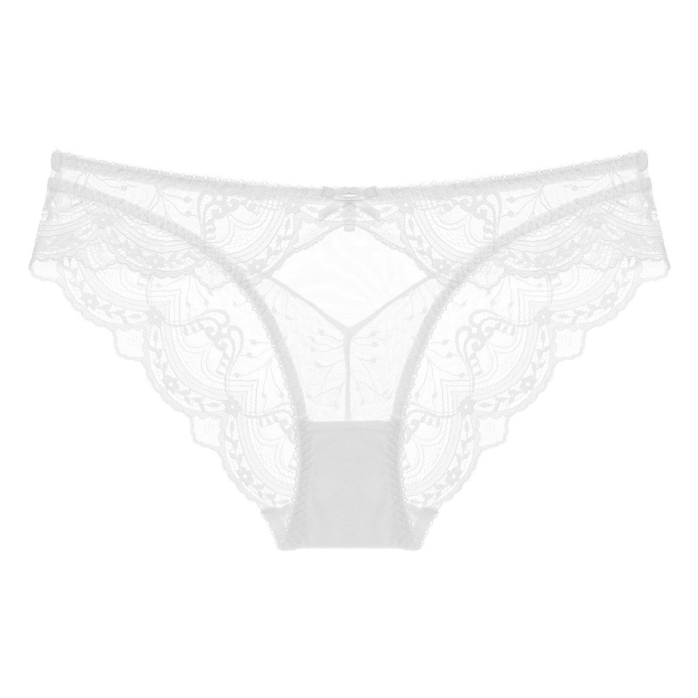 plus size lace underwear women's summer sexy hollow breathable thin seamless red hip briefs wholesale