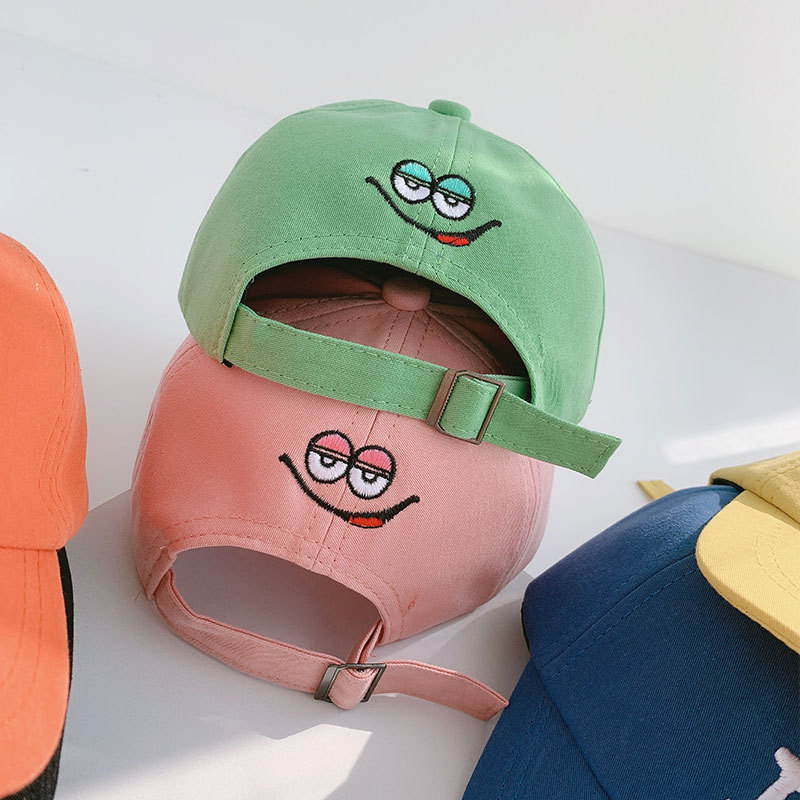 Picture of Letter embroidery children's baseball cap spring and summer girls baby summer hat handsome baby boy cute cap