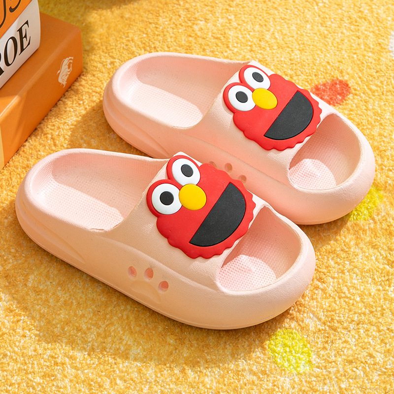 Picture of EVA Children's Slippers Cute Cartoon Boys and Girls Baby Children's Bean Shoes Big Children's Parent-Child Summer Slippers