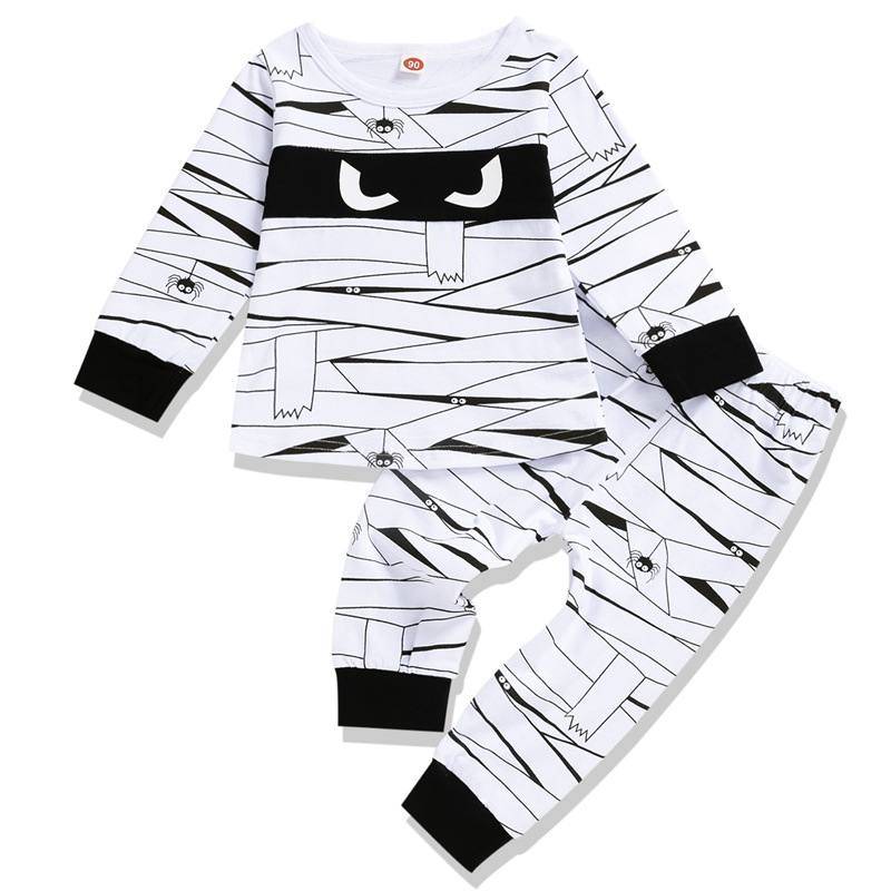 Picture of Boys Cute Mummy Children's Clothing 2023 Boys Holiday Party Halloween Suit Ha Yi Romper Halloween
