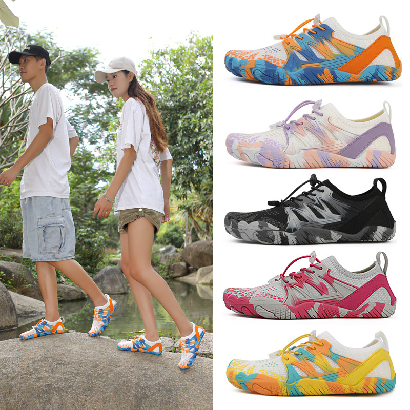 Picture of Outdoor Anti-Cut and Anti-Slip River Tracing Shoes for Couples, Beach Shoes, Quick-Drying Wading Shoes, Thick-Soled Swimming Shoes, Amphibious Shoes