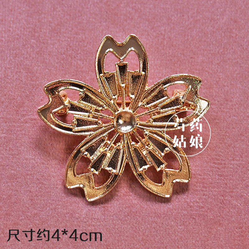 Picture of New Product Mother-Of-Pearl Brooch Jewelry/Intangible Cultural Heritage National Style Dot Green Base Embryo/National Style Holiday Event Handmade DIY Materials