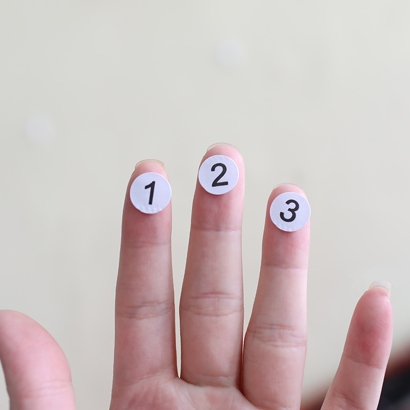 Picture of 0-300 number size sticker clothes shoes number sticker round number sticker 10mm